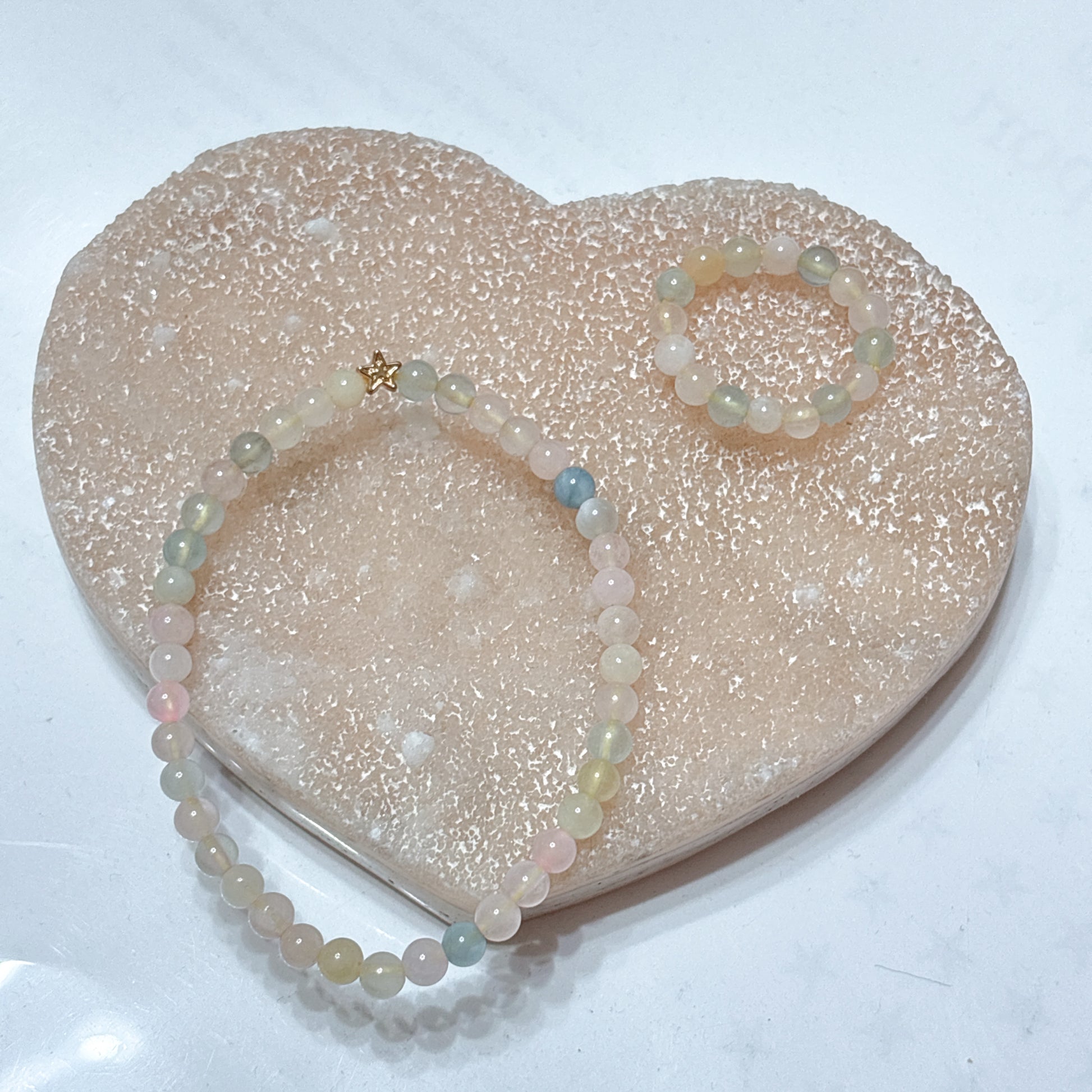 天然水晶❤️摩根石