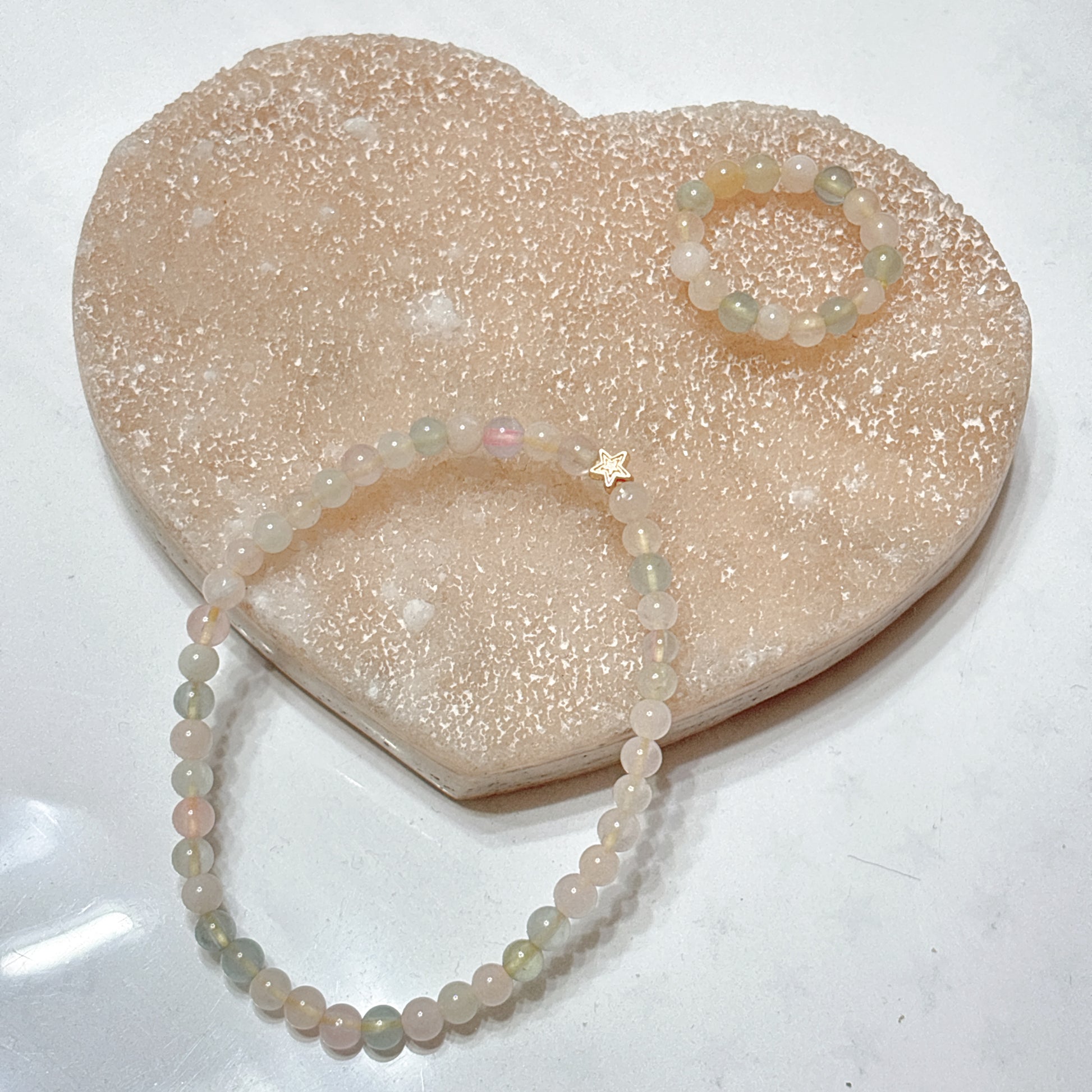 天然水晶❤️摩根石