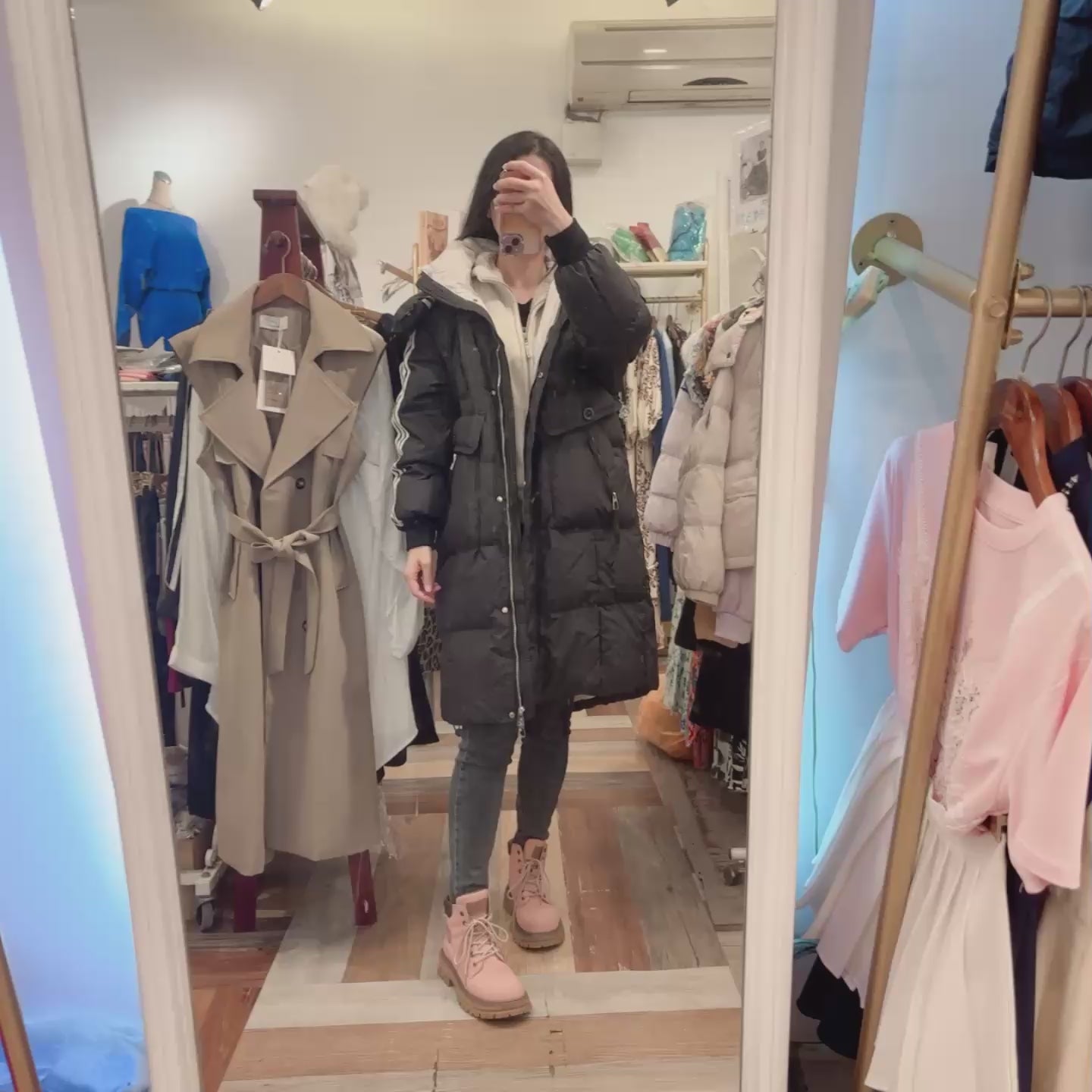 白鴨絨❤️休閒激瘦保暖外套